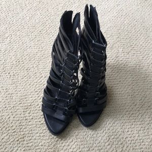Brand new BCBG strapping stilettos